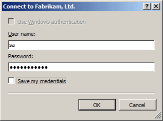 Connect to Fabrikam, Ltd.
