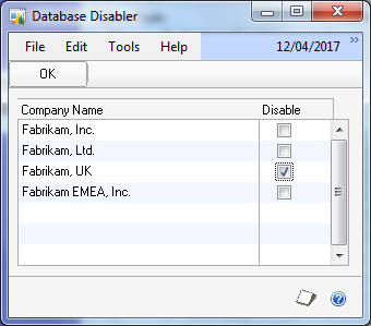 Database Disabler