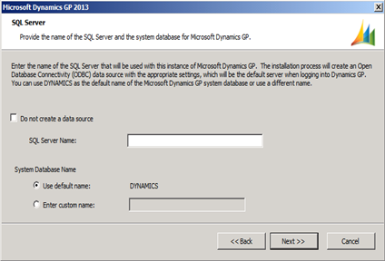 Microsoft Dynamics GP 2013 - SQL Server