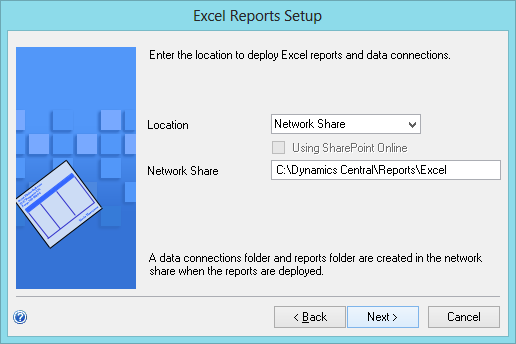 Excel Reports Setup
