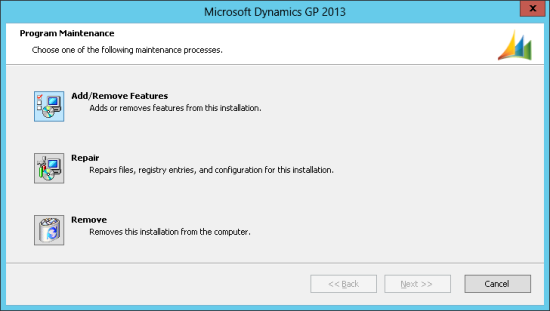 Microsoft Dynamics GP 2013 - Program Maintenance