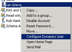 Active Directory Users and Groups