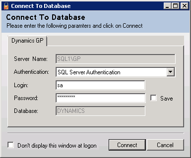 Connect To Database