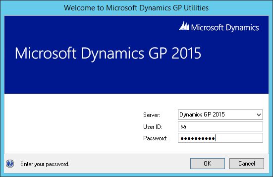 Welcome to Microsoft Dynamics GP Utilities