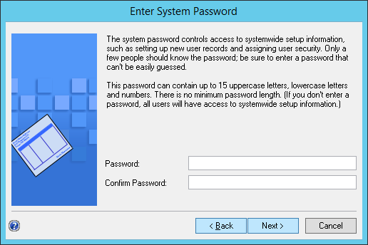 Enter System Password