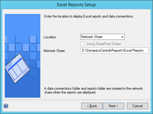 Excel Reports Setup