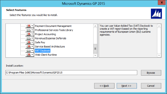 Microsoft Dynamics GP 2015: Select Features