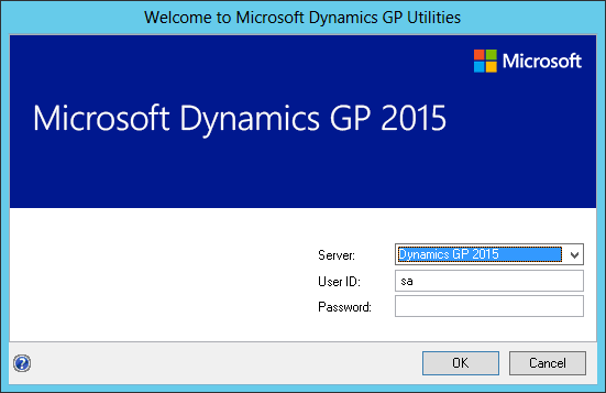 Welcome to Microsoft Dynamics GP Utilities