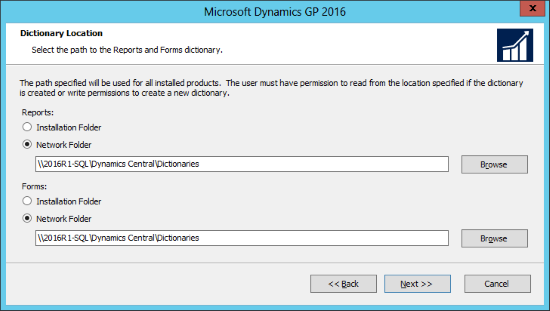 Microsoft Dynamics GP 2016: Dictionary Location