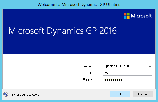 Welcome to Microsoft Dynamics GP Utilities