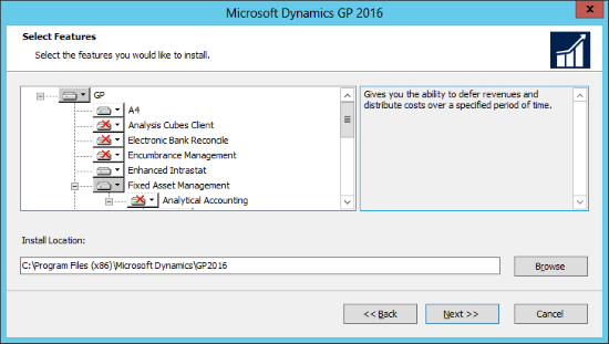 Microsoft Dynamics GP 2016: Select Features
