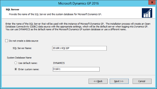 Microsoft Dynamics GP 2016: SQL Server