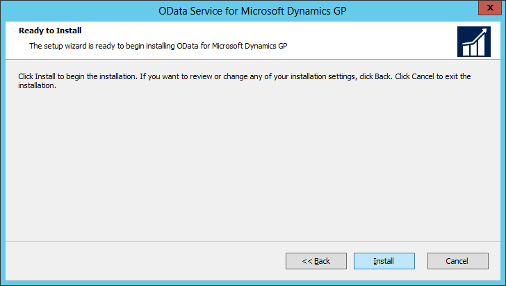 OData Service for Microsoft Dynamics GP: Ready to Install
