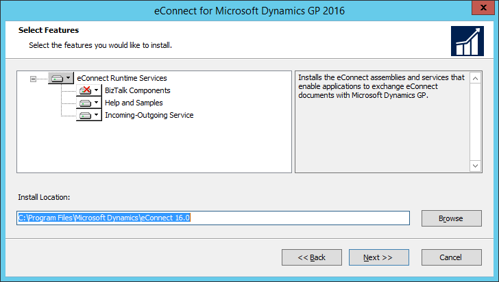 eConnect for Microsoft Dynamics GP 2016: Select Features