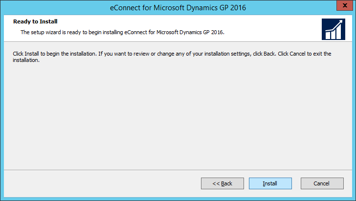 eConnect for Microsoft Dynamics GP 2016: Ready to Install