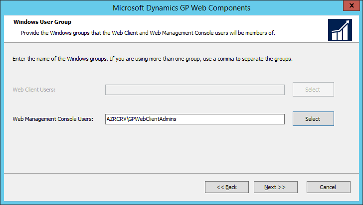 Microsoft Dynamics GP Web Components: Windows User Group