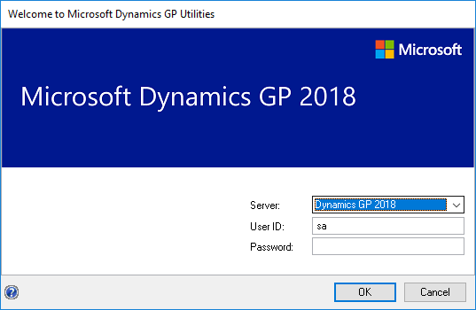 Welcome to Microsoft Dynamics GP Utilities