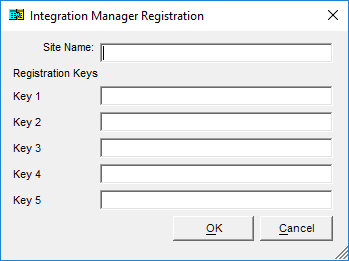 Integration Manager regostration