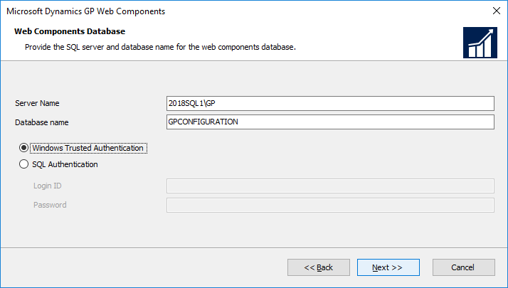 Microsoft Dynamics GP Web Components: Web Components Database