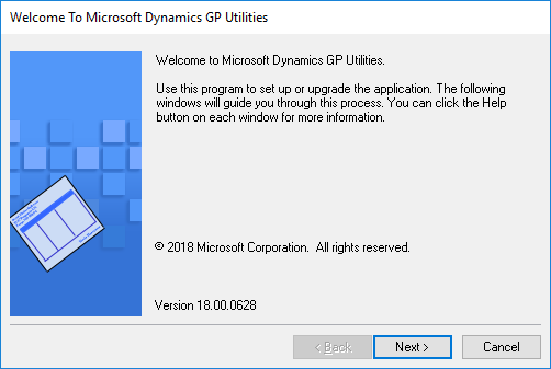 Welcome to Microsoft Dynamics GP Utilities