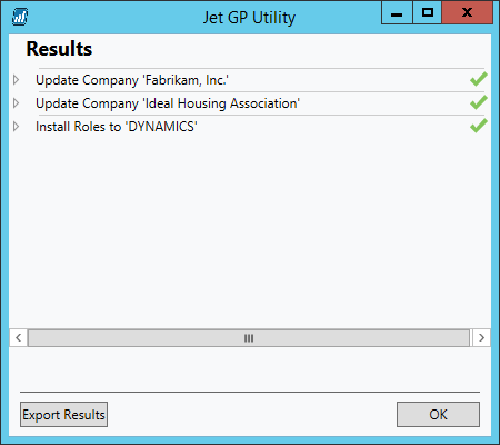 Jet GP Utility - Results
