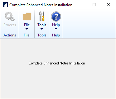 Complete Enhanced Notes Installation window
