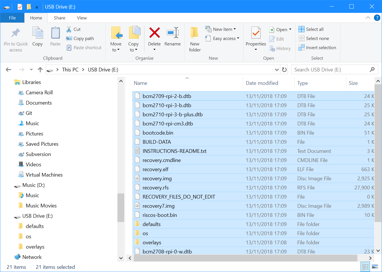 Prepare New SD Card For Raspberry Pi OS: Copy Files To The SD Card