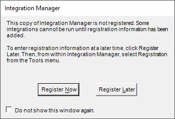Integration Manager 