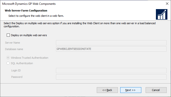 Microsoft Dynamics GP Web Components - Web Server Farm Configuration