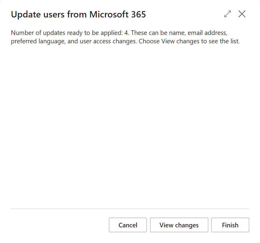 Update users from Microsoft 365