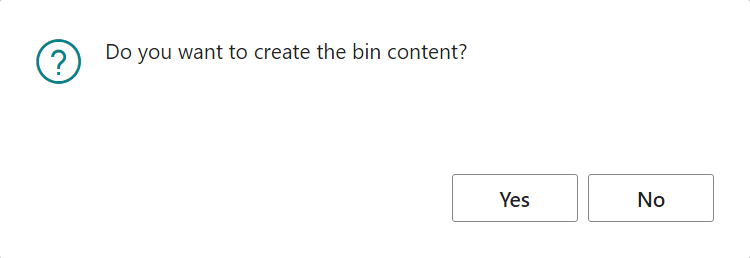 Do you want to create the bin content?