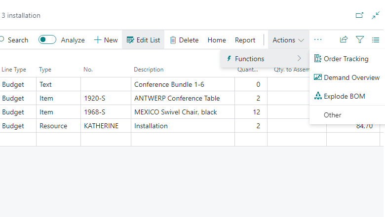 New Functionality In Microsoft Dynamics 365 Business Central 2024 Wave   AssembleToProject 3 