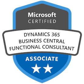 Microsoft Certified: Dynamics 365 Business Central Functional Consultant Associate
