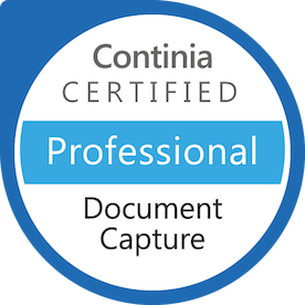 Contina Certified: Continia Document Capture Professional User
